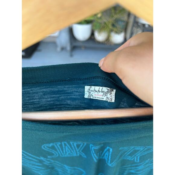 Free People The Jerry Lounge cotton T-shirt / oversized dress size XS - Picture 6 of 7